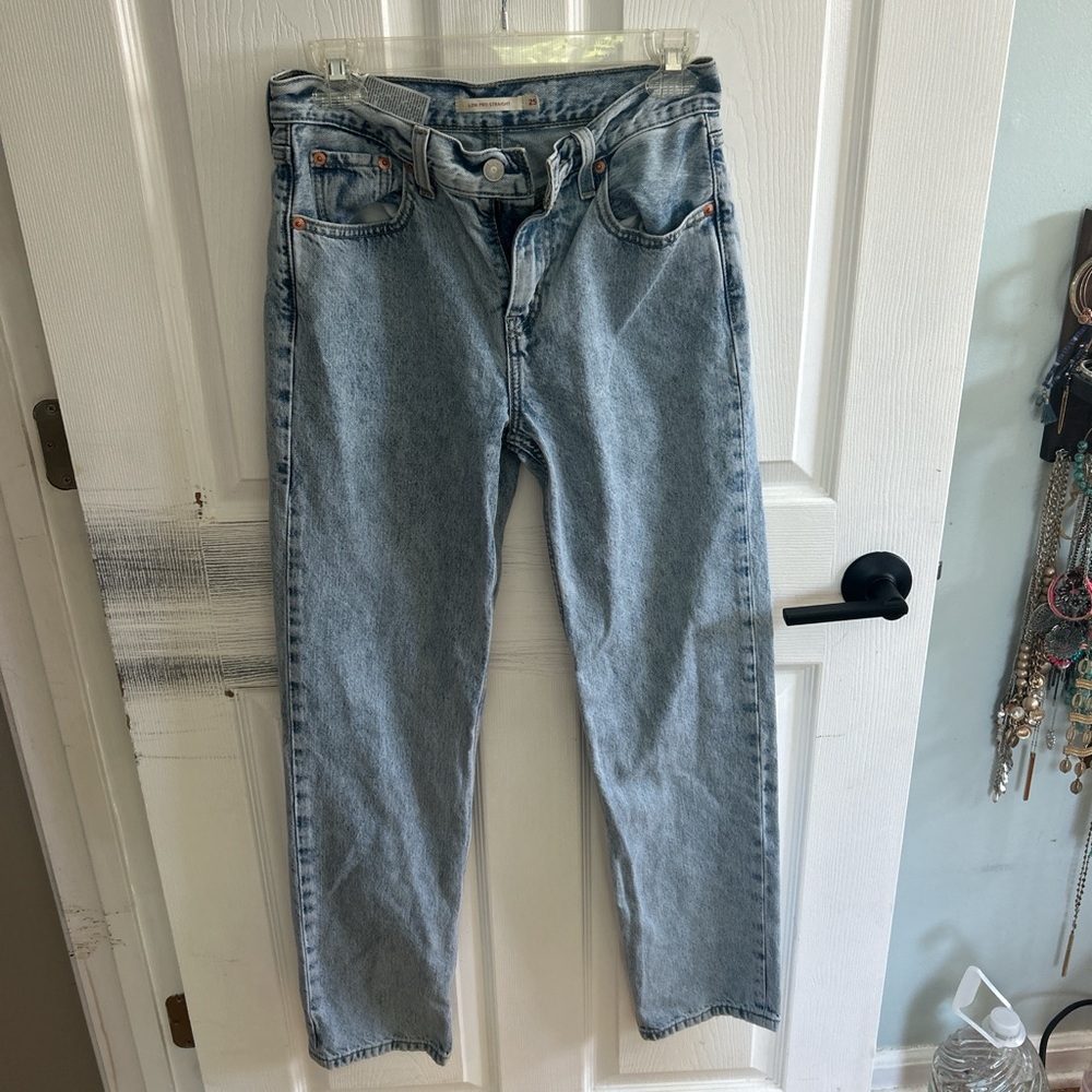 Levi's Light Blue Straight Leg Jeans